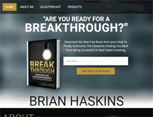 Tablet Screenshot of brianhaskins.com